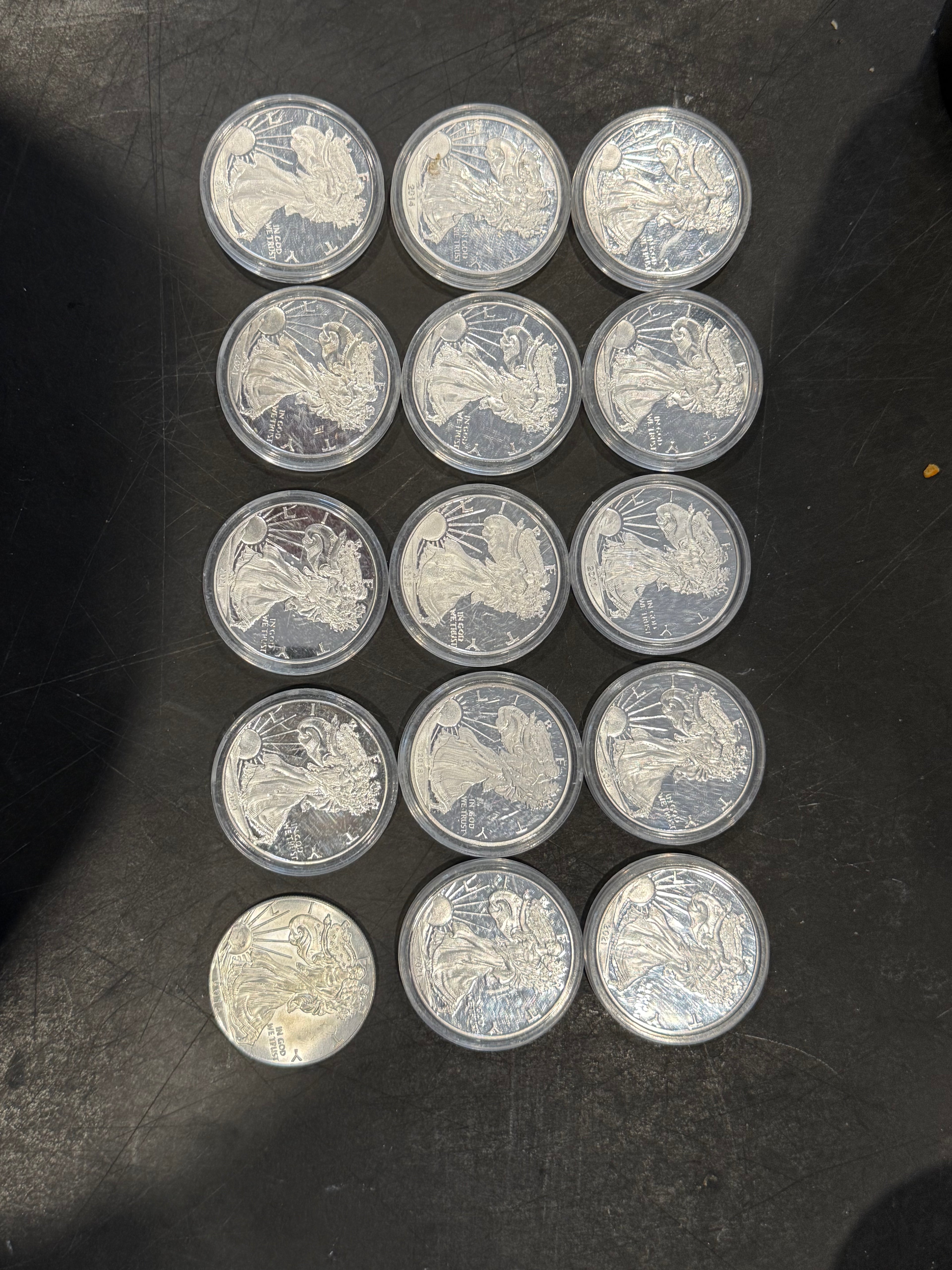 Silver Eagle coins